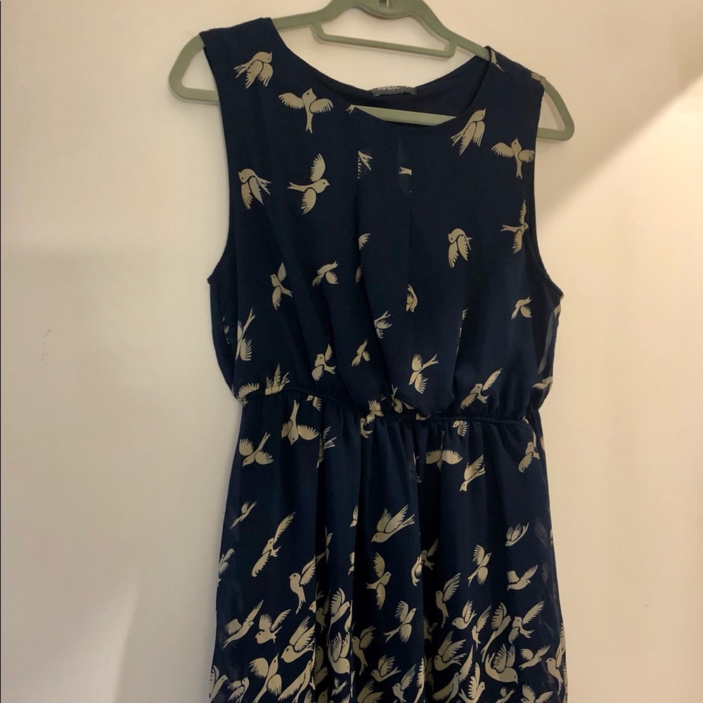 Flying birds dress